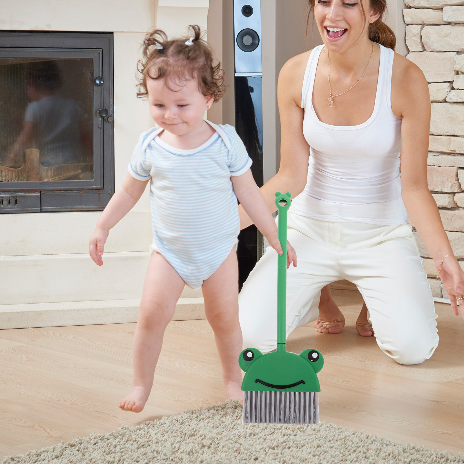 1Set Kids Broom and Dustpan Se - Kids Outdoor Broom 评论和价格