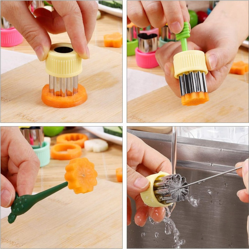 Stainless Steel Vegetable Cutt - Kids Outdoor Kitchen Accessories 评论和价格