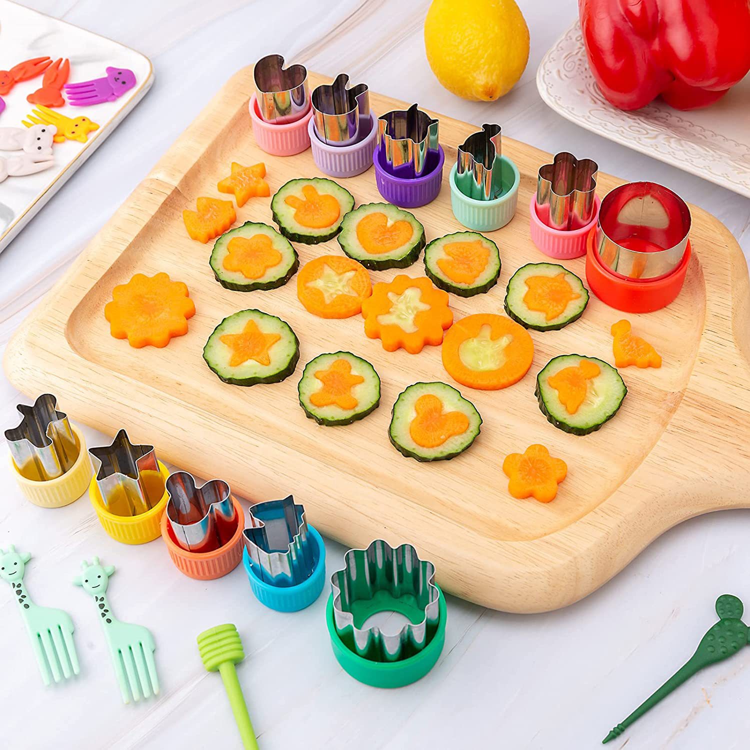 Stainless Steel Vegetable Cutt - Kids Outdoor Kitchen Accessories 评论和价格