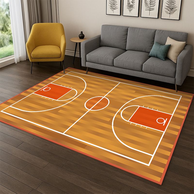 Retro Basketball Court Cartoon - Kids Outdoor Area 评论和价格