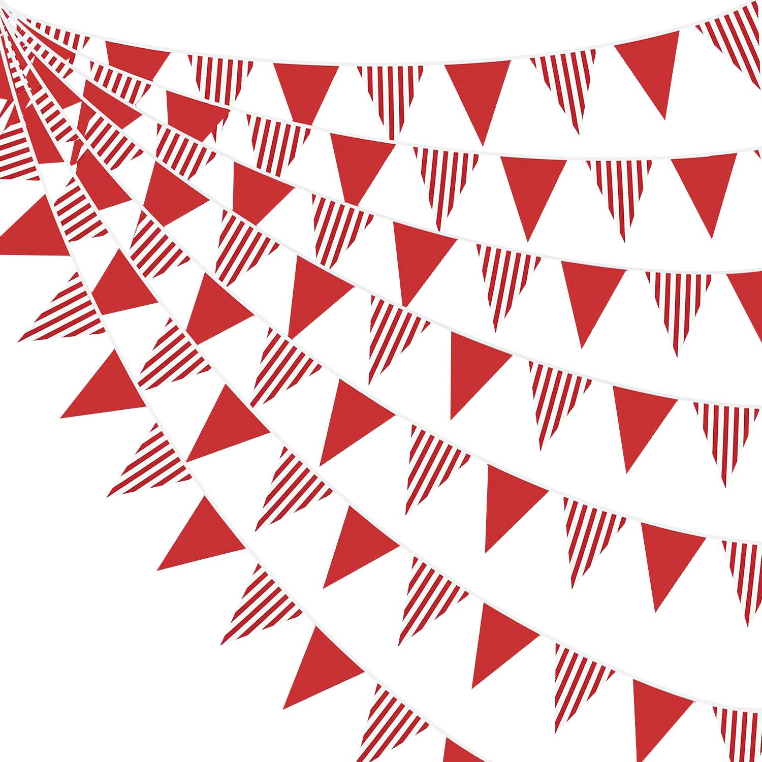 10M Red And White Triangle Fla - Q Kids Outdoor 评论和价格