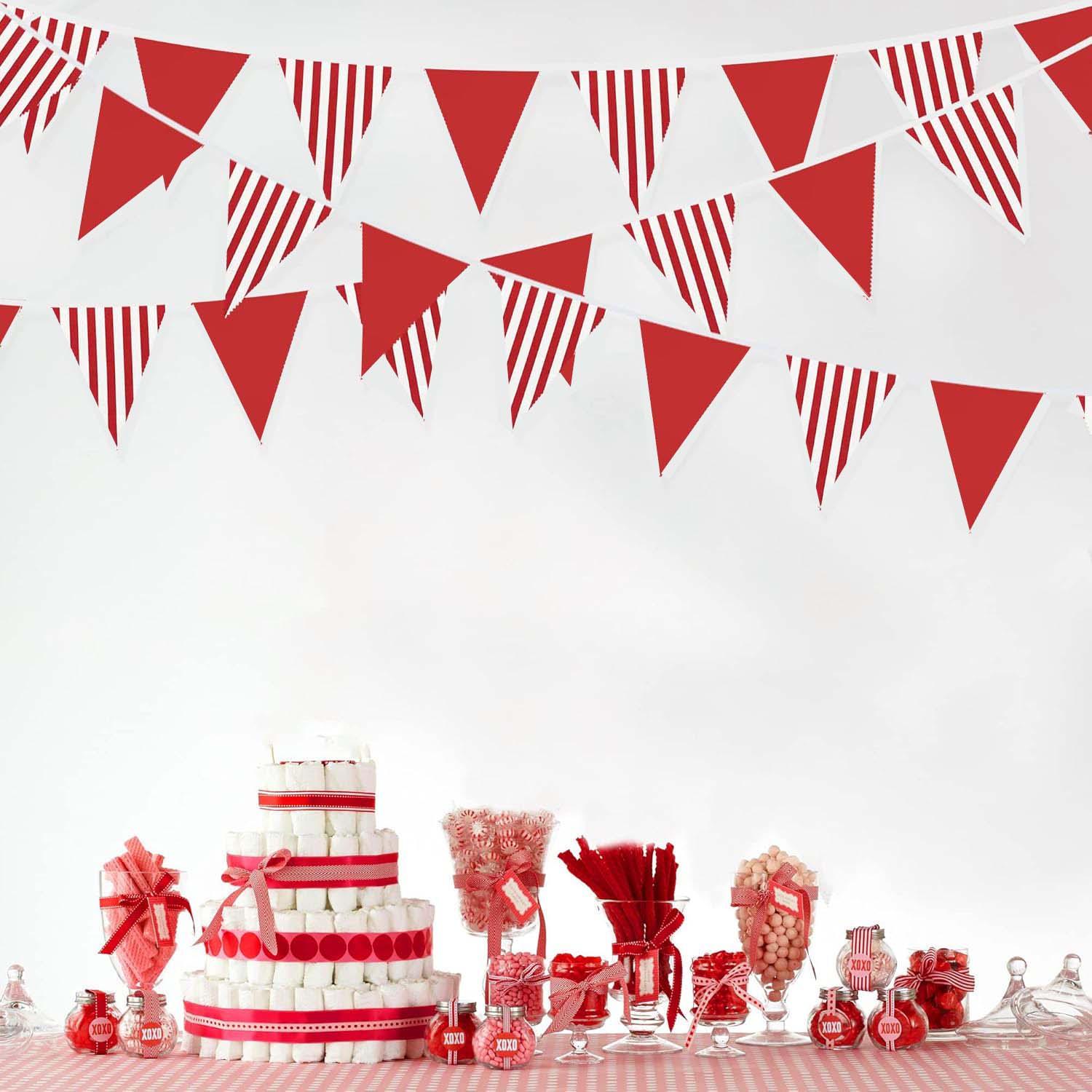 10M Red And White Triangle Fla - Q Kids Outdoor 评论和价格