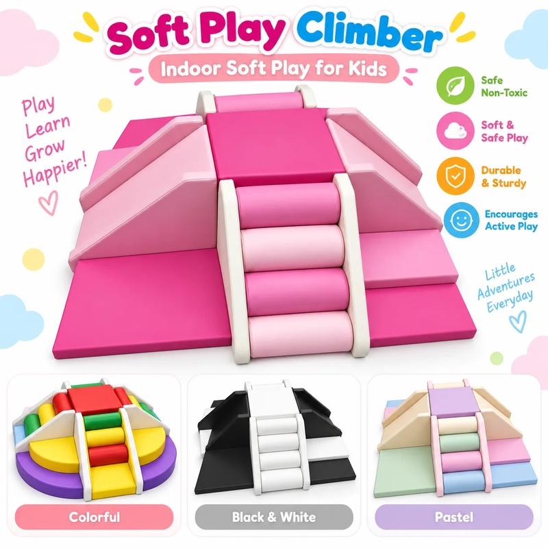 Colorful White Pink Red Beige  - Kids Outdoor Area 评论和价格