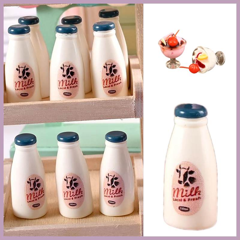 Miniature Food Model Toy Milk  - Kids Outdoor Kitchen Accessories 评论和价格