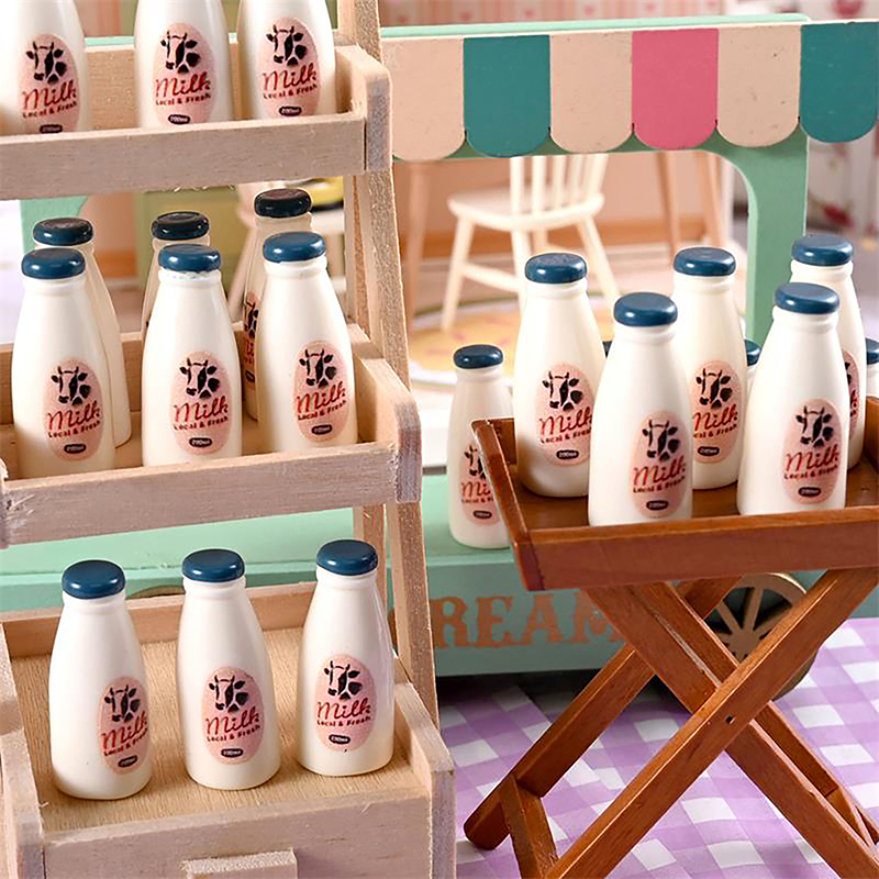 Miniature Food Model Toy Milk  - Kids Outdoor Kitchen Accessories 评论和价格