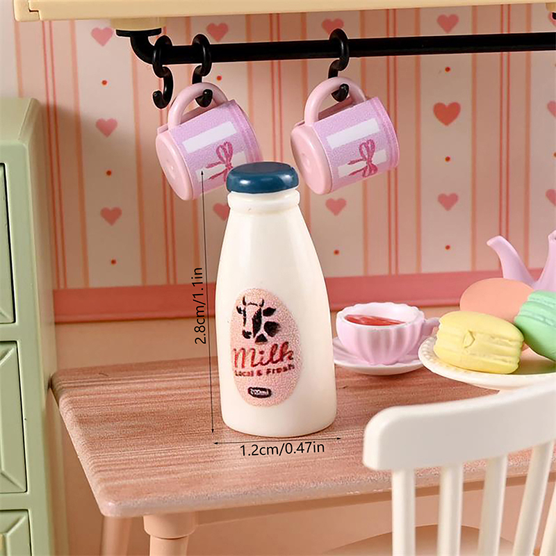 Miniature Food Model Toy Milk  - Kids Outdoor Kitchen Accessories 评论和价格